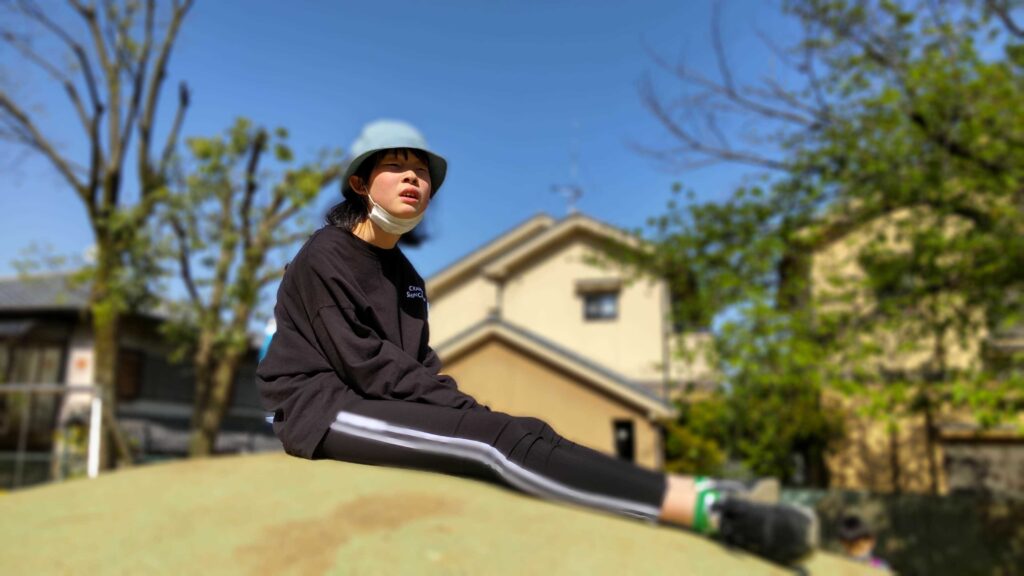 京都府乙訓郡向日市の放課後等デイサービスASTEP（アステップ）療育のアジェンダ（公園遊び）