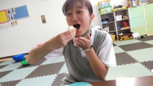 スイートポテトを完食しました！