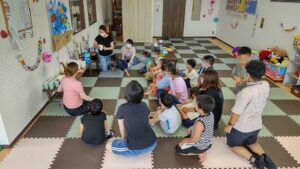放課後等デイサービスASTEP（アステップ）夏祭りを楽しむ子どもたちの様子