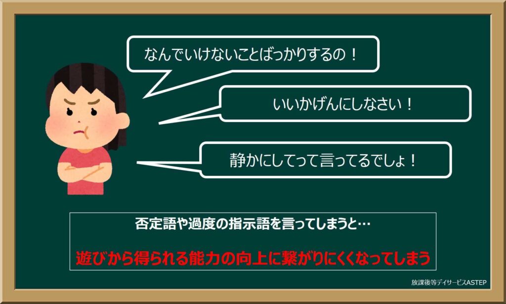 否定語はNG・指示語は最低限