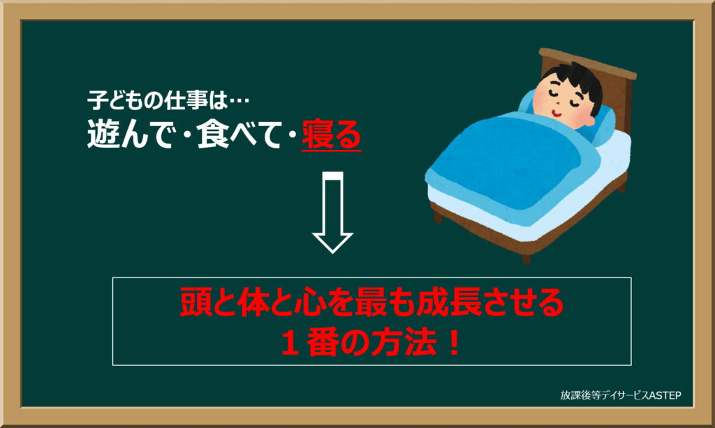 質の良い睡眠に繋がる