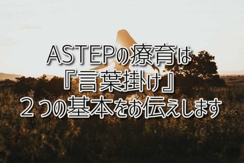 京都府向日市の放課後等デイサービスASTEP（アステップ）ASTEPの療育は『言葉掛け』２つの基本をお伝えします！