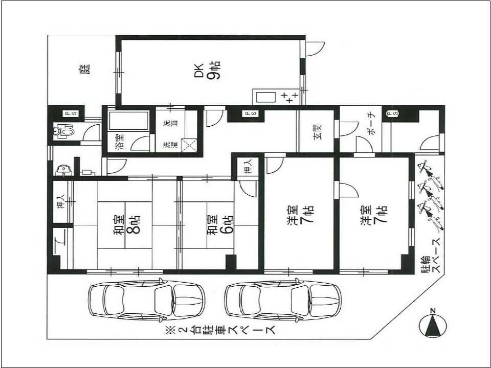 〖ASTEP長岡京〗工事前間取り